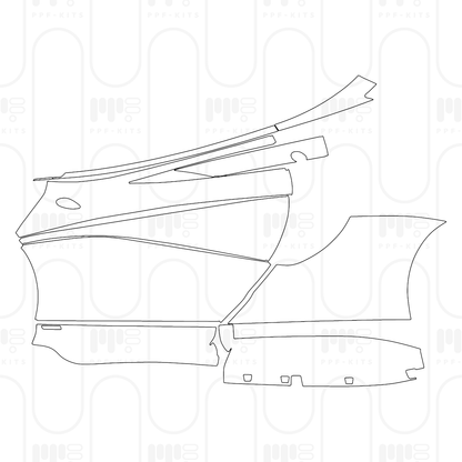 PPF prédécoupé McLaren 620R 2024