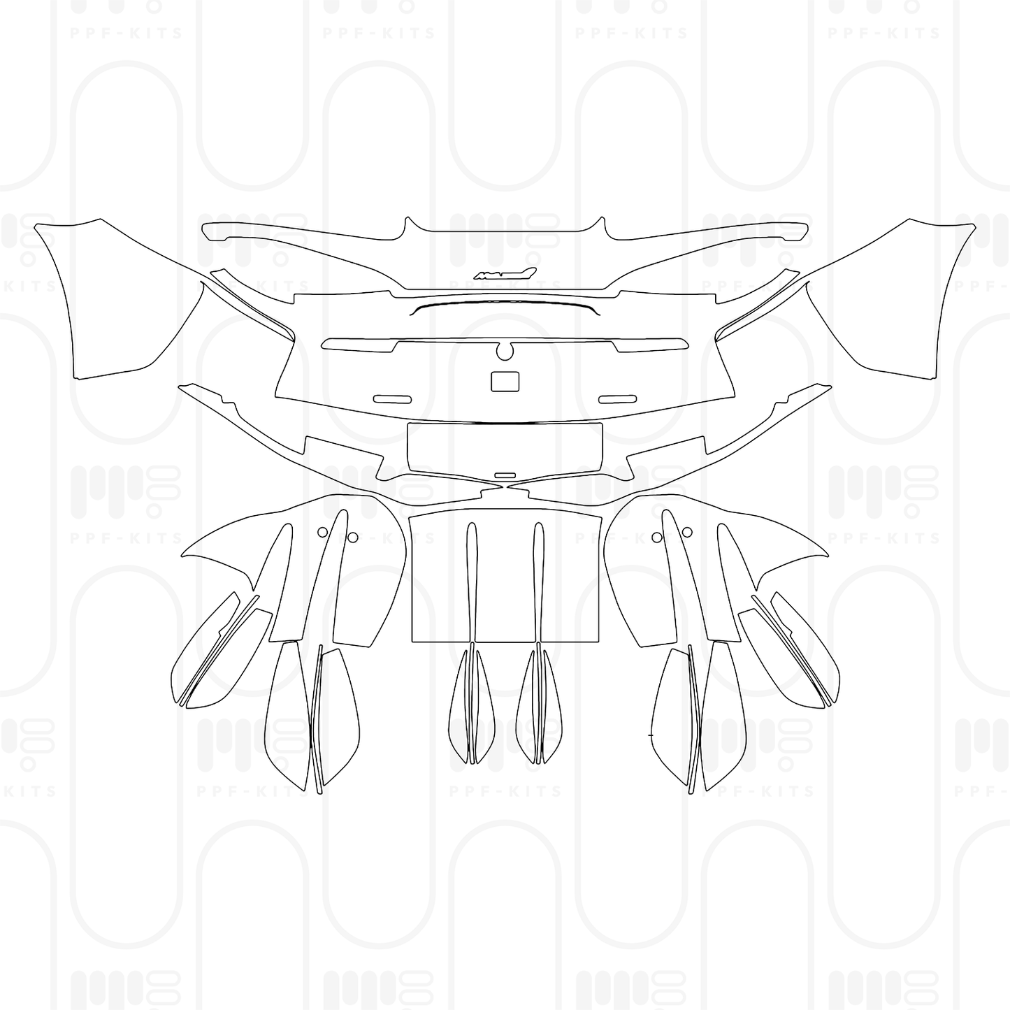 PPF prédécoupé McLaren 620R 2024
