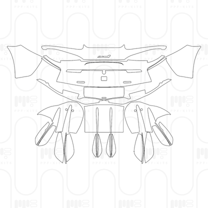 PPF prédécoupé McLaren 620R 2024