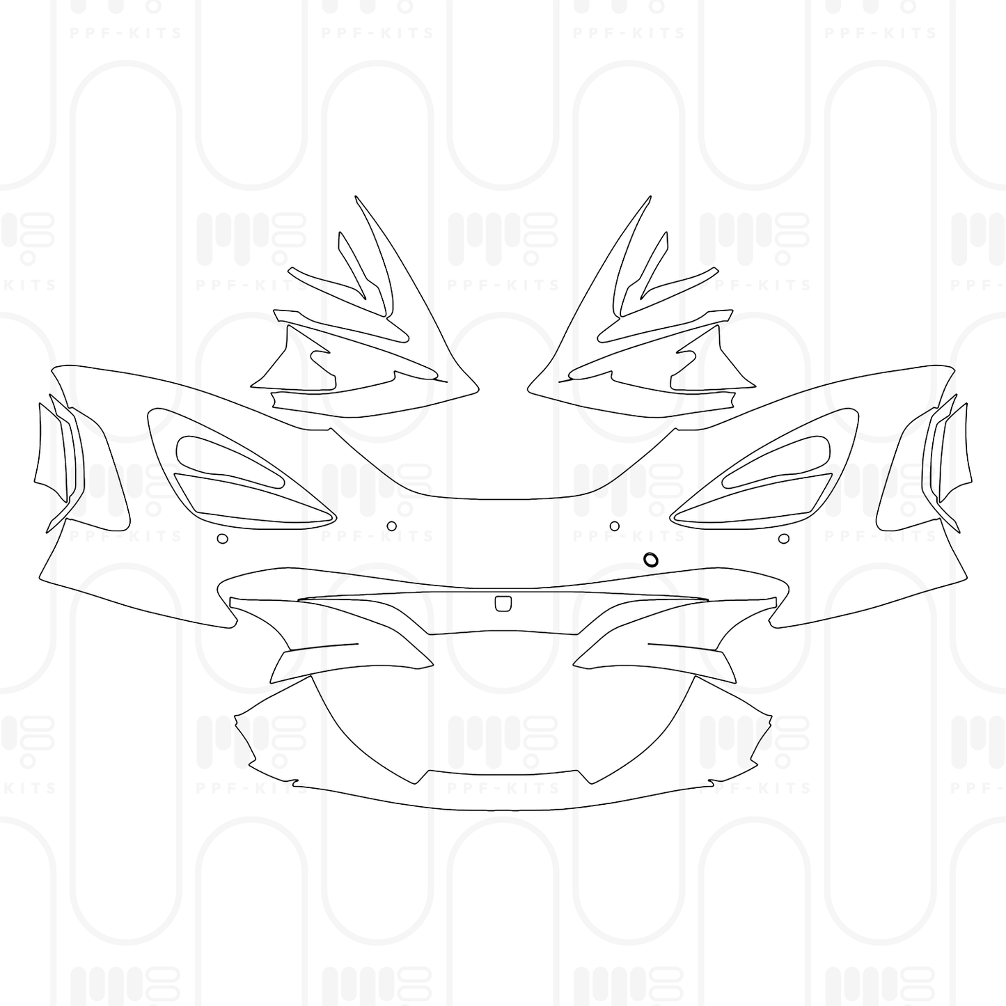 PPF prédécoupé McLaren 720S Coupe 2024