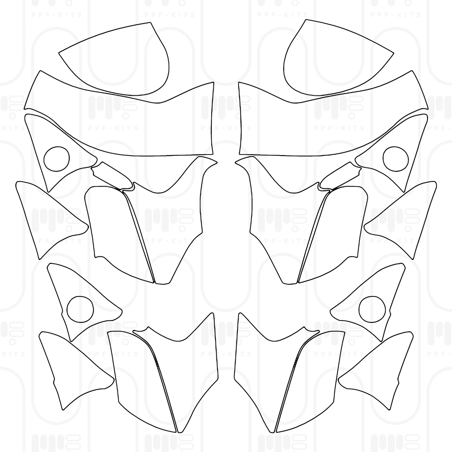 PPF prédécoupé McLaren 720S Coupe 2024