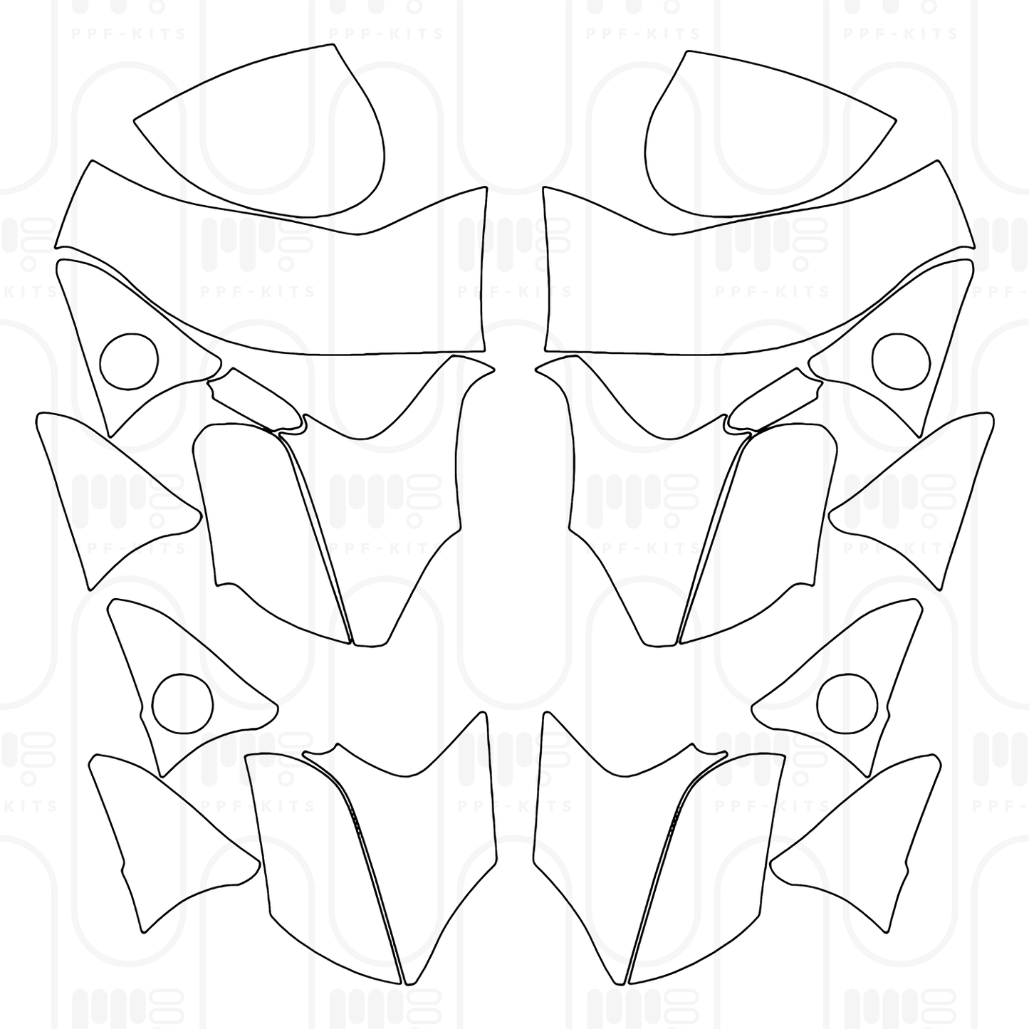 PPF prédécoupé McLaren 720S Coupe 2024