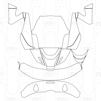 PPF prédécoupé McLaren 720S Spider 2024