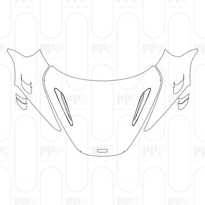 PPF prédécoupé McLaren 765LT Coupe 2024