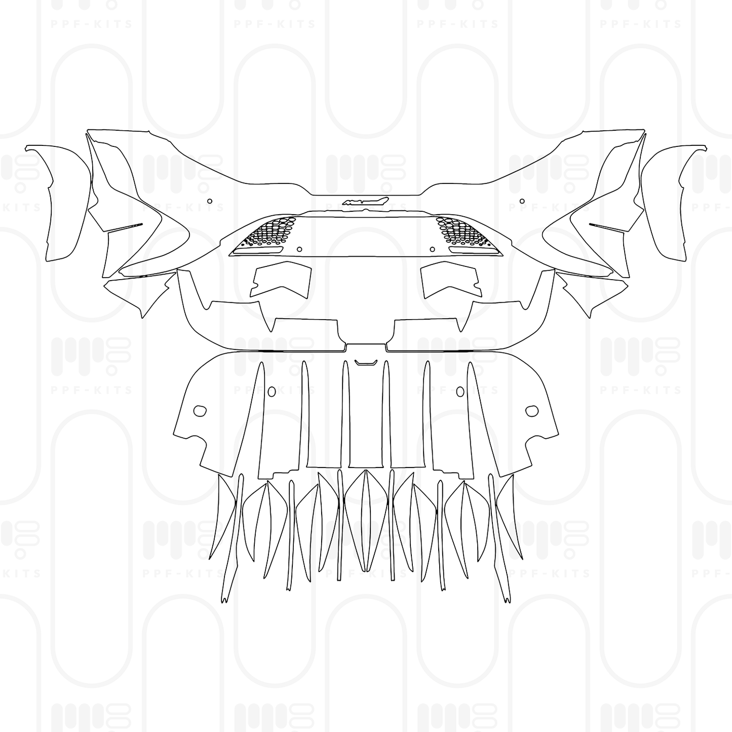 PPF prédécoupé McLaren 765LT Coupe 2024