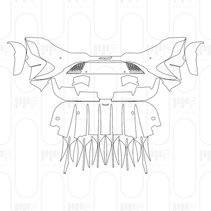 PPF prédécoupé McLaren 765LT Coupe 2024