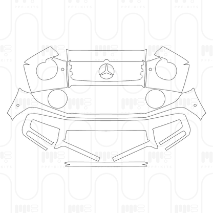 PPF prédécoupé Mercedes-Benz G Class G500 2024