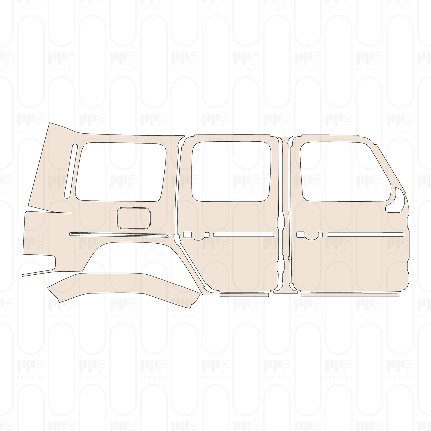 PPF prédécoupé Mercedes-Benz G Class G500 2024