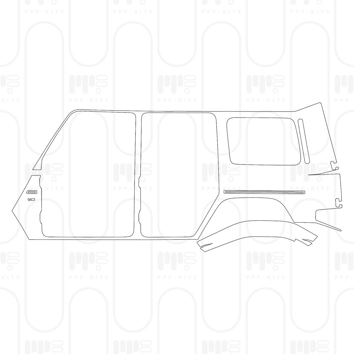 PPF prédécoupé Mercedes-Benz G Class G500 2024