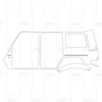 PPF prédécoupé Mercedes-Benz G Class G500 2024