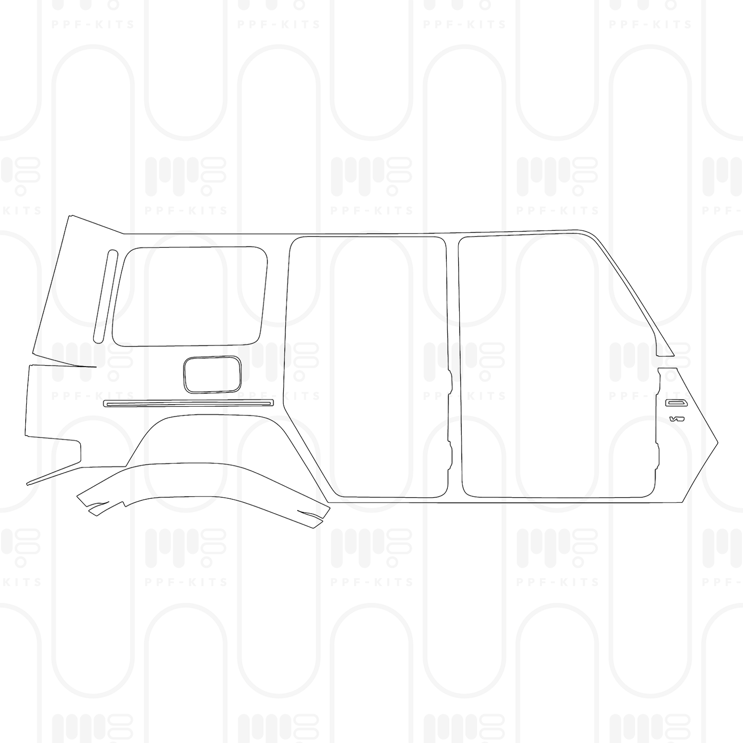PPF prédécoupé Mercedes-Benz G Class G500 2024