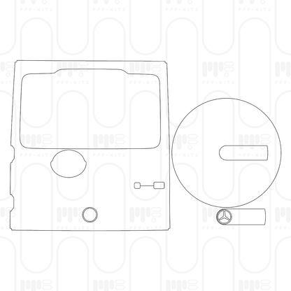 PPF prédécoupé Mercedes-Benz G Class G500 2024