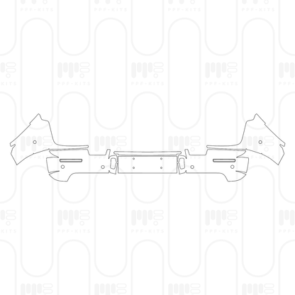 PPF prédécoupé Mercedes-Benz G Class G500 2024