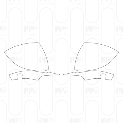 PPF prédécoupé Mercedes-Benz GLC SUV Standard Wheelbase (GLC) Base 2024