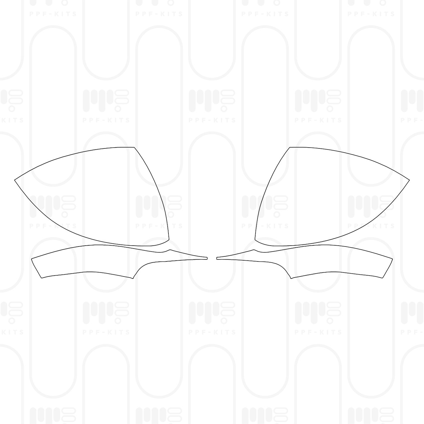 PPF prédécoupé Mercedes-Benz GLC SUV Standard Wheelbase (GLC) Base 2024