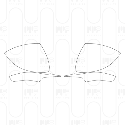 PPF prédécoupé Mercedes-Benz GLC SUV Standard Wheelbase (GLC) Base 2024