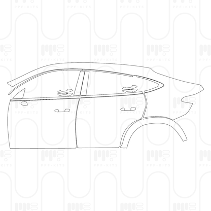 PPF prédécoupé Mercedes-Benz GLC Coupe AMG GLC43 2024