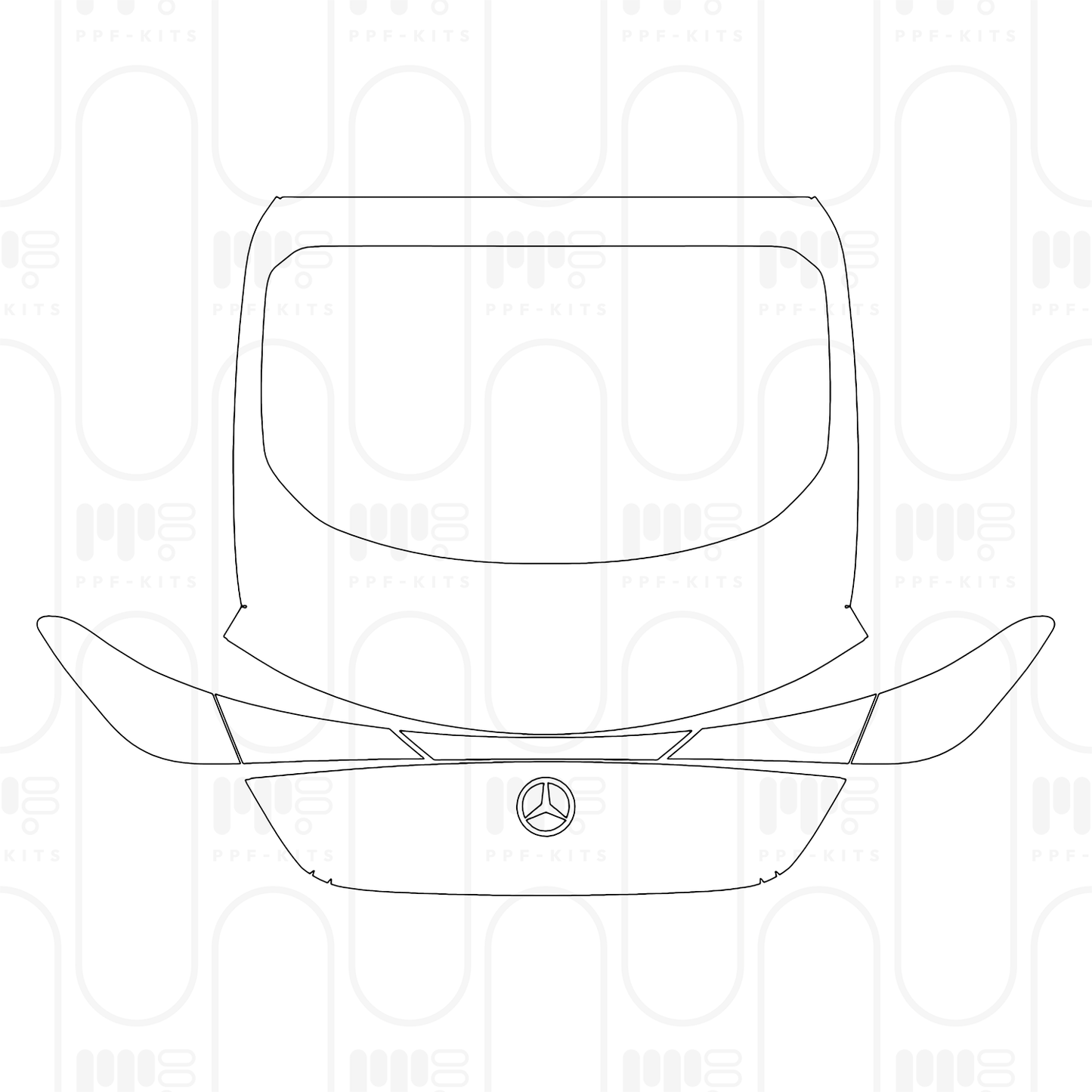 PPF prédécoupé Mercedes-Benz GLC Coupe AMG line 2024