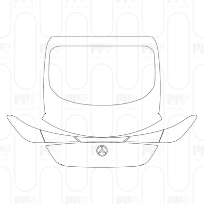 PPF prédécoupé Mercedes-Benz GLC Coupe AMG line 2024