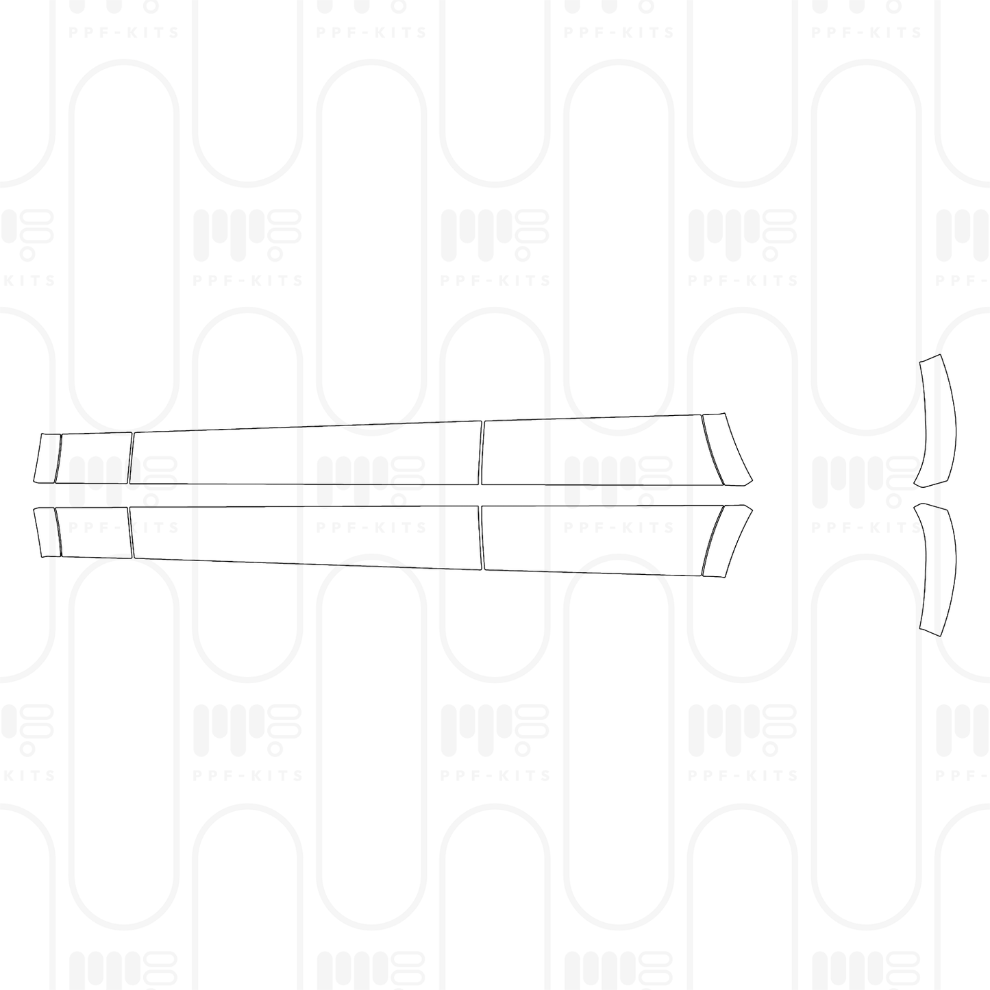 PPF prédécoupé Mercedes-Benz GLC Coupe AMG line 2024