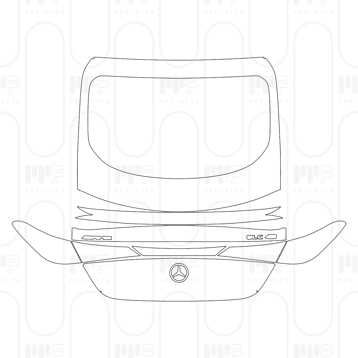 PPF prédécoupé Mercedes-Benz GLC Coupe AMG GLC43 2024