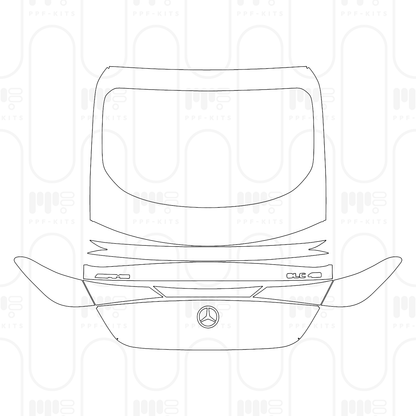 PPF prédécoupé Mercedes-Benz GLC Coupe AMG GLC43 2024