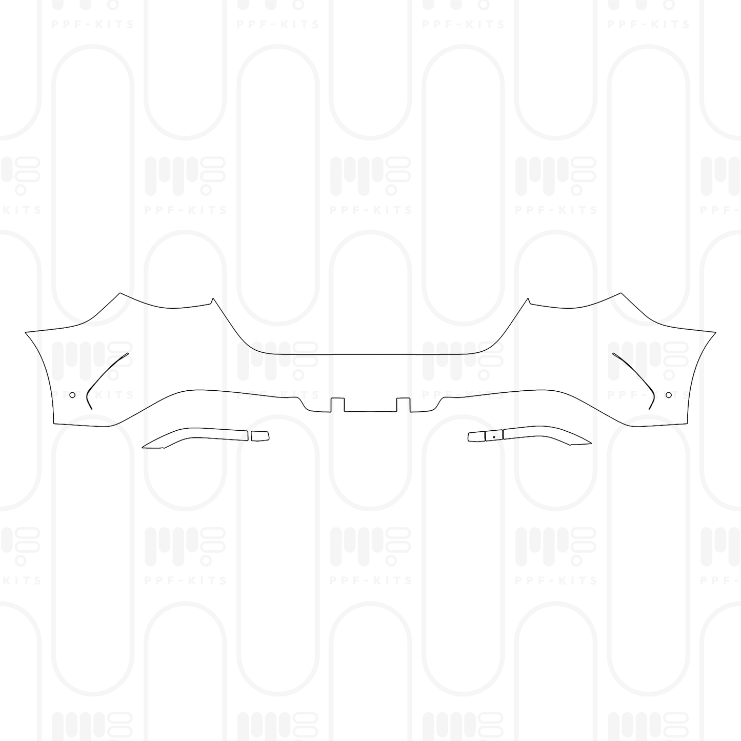 PPF prédécoupé Mercedes-Benz GLC Coupe AMG GLC43 2024