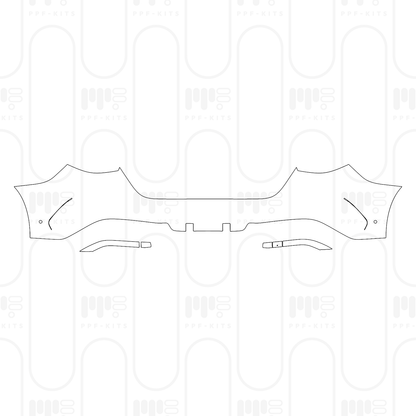 PPF prédécoupé Mercedes-Benz GLC Coupe AMG GLC43 2024