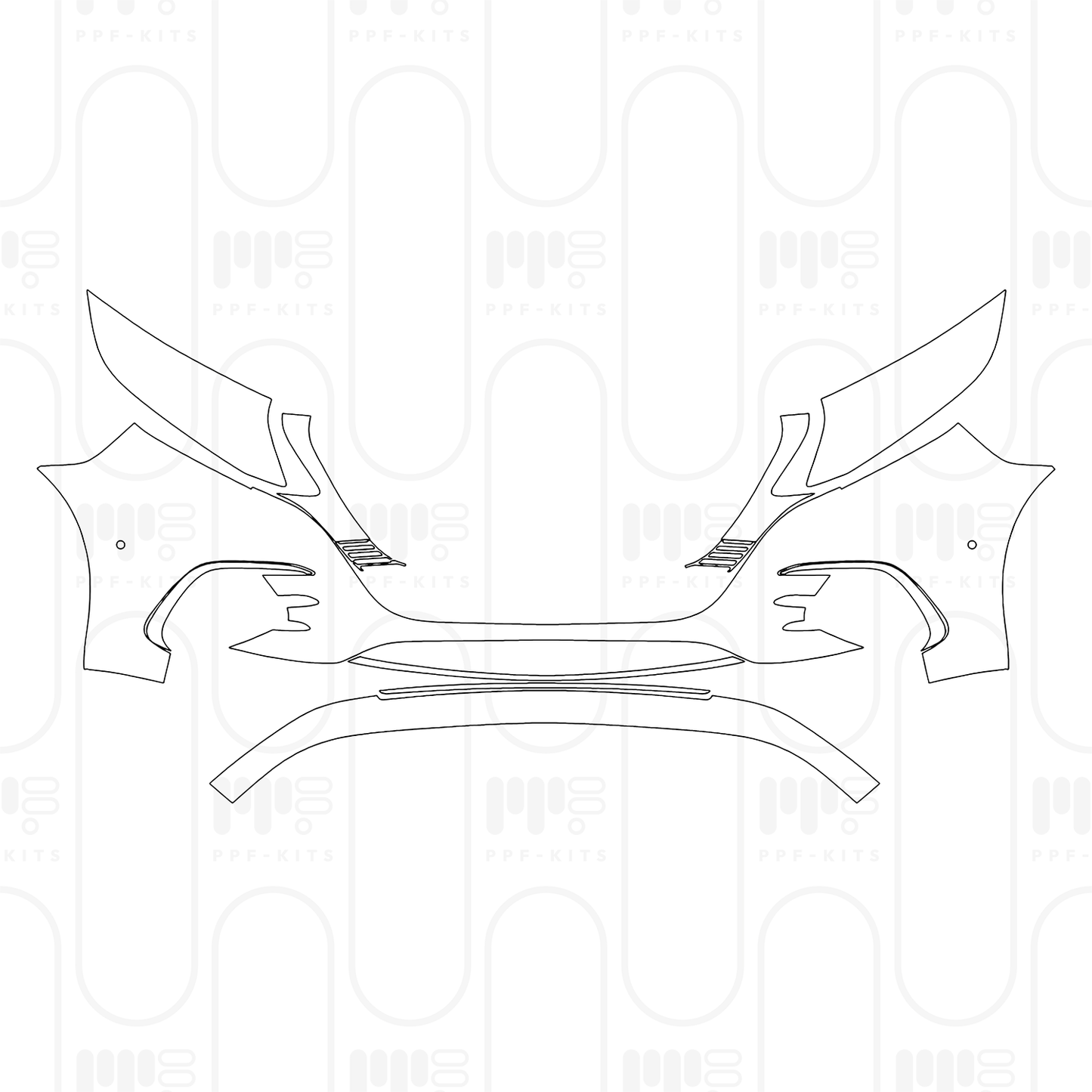 PPF prédécoupé Mercedes-Benz V Class (Europe) Long AMG Line 2024