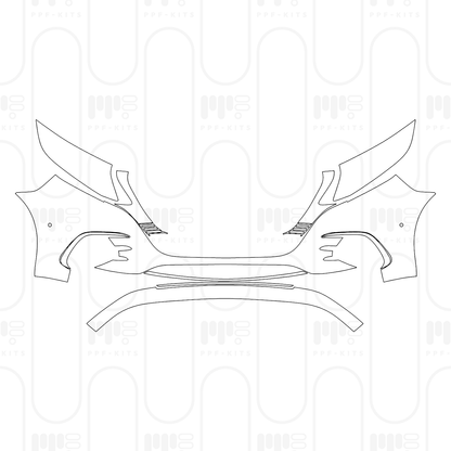 PPF prédécoupé Mercedes-Benz V Class (Europe) Long AMG Line 2024