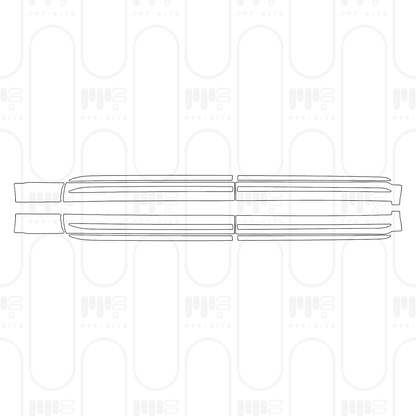 PPF prédécoupé Mercedes-Benz V Class (Europe) Extra Long AMG Line 2024