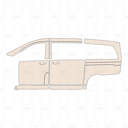 PPF prédécoupé Mercedes-Benz V Class (Europe) Long Base 2024