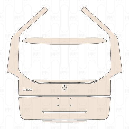 PPF prédécoupé Mercedes-Benz V Class (Europe) Long Base 2024