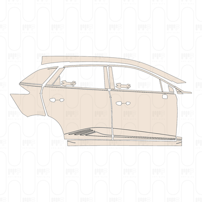 PPF prédécoupé MG MG4 Electric 2024