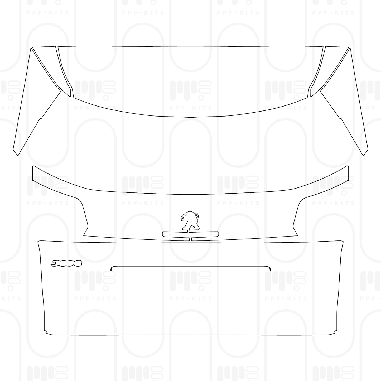 PPF prédécoupé Peugeot 3008 (EU) GT 2024