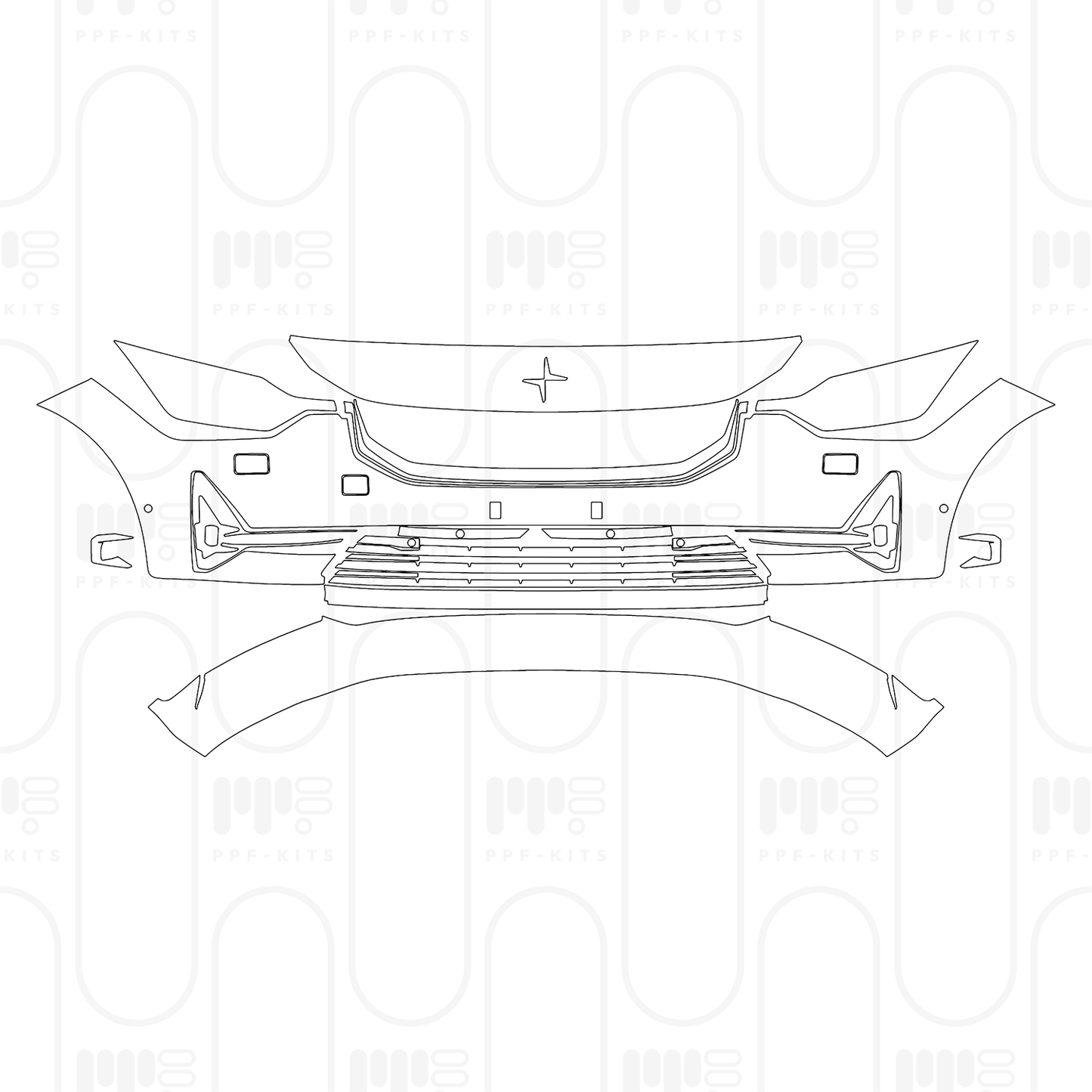 PPF prédécoupé Polestar 2 2024