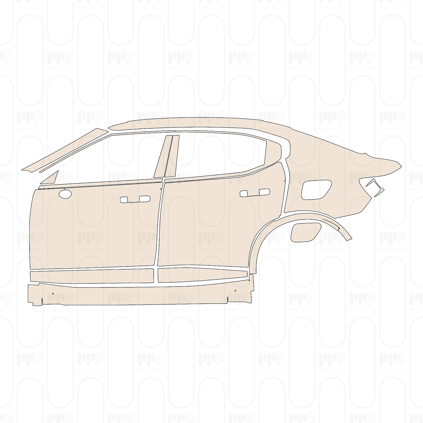 PPF prédécoupé Polestar 2 2024