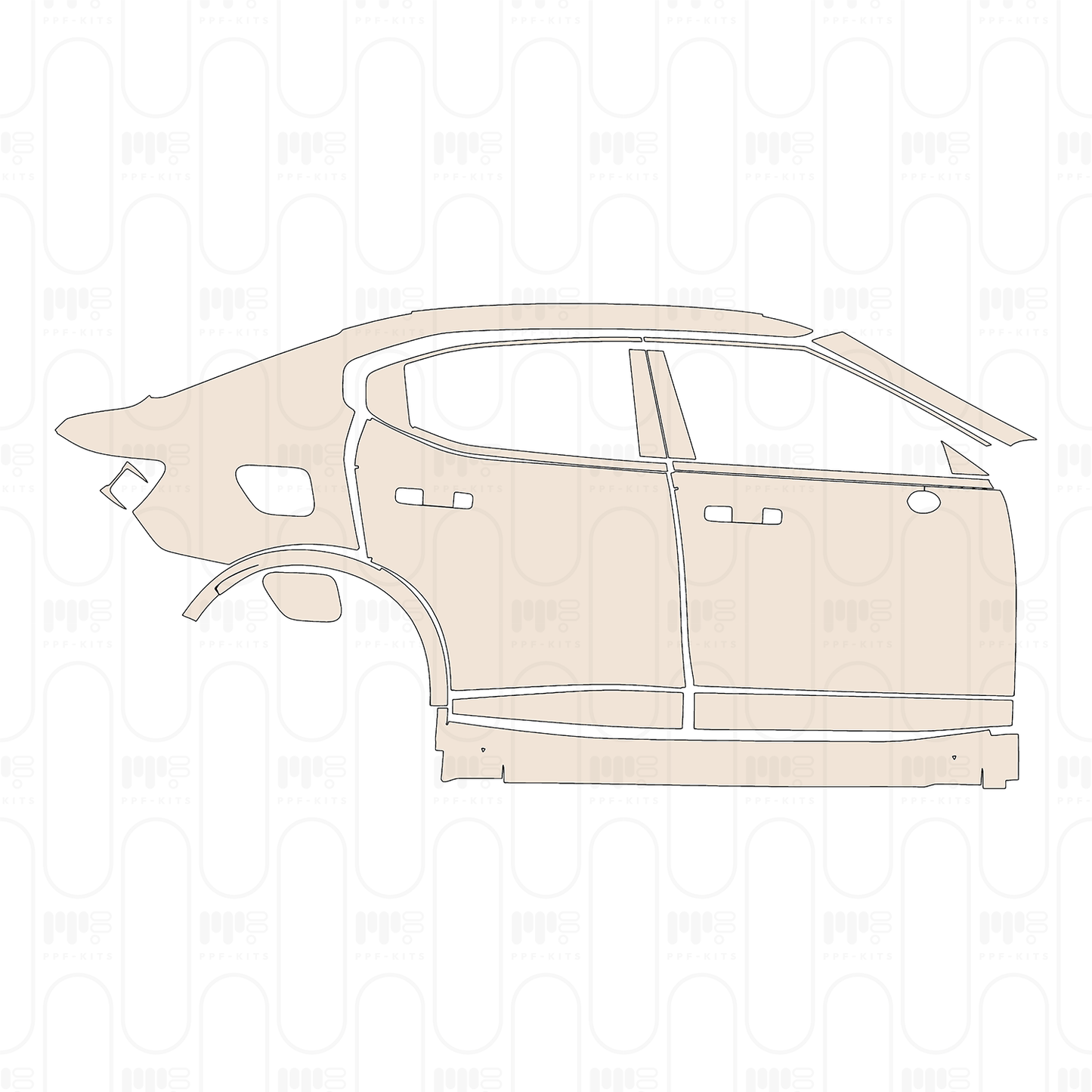 PPF prédécoupé Polestar 2 2024