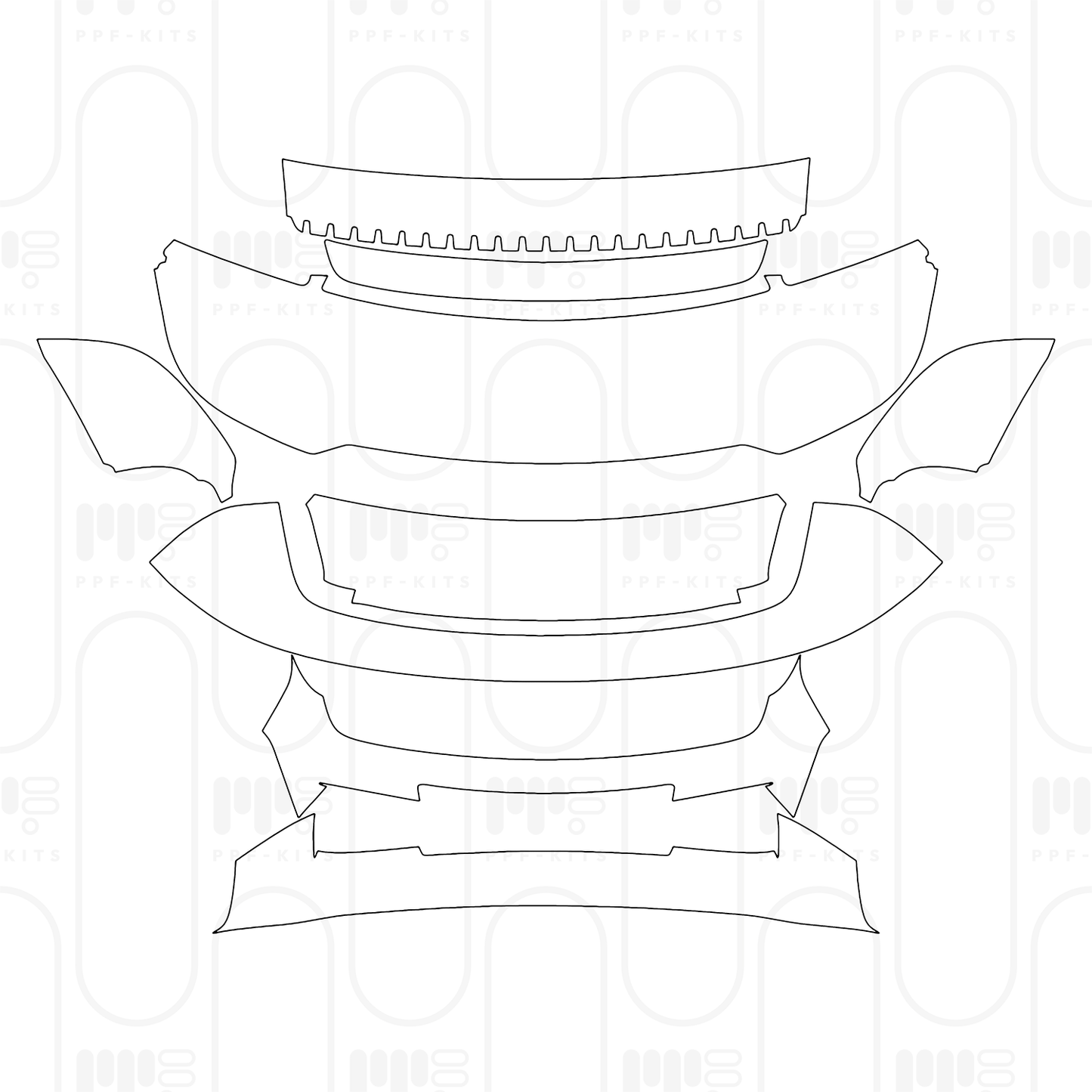 PPF prédécoupé Porsche 911 Carrera T Coupe 2024