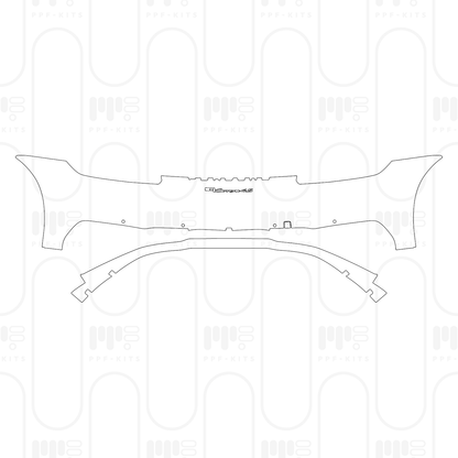 PPF prédécoupé Porsche 911 Carrera 4S Coupe 2024