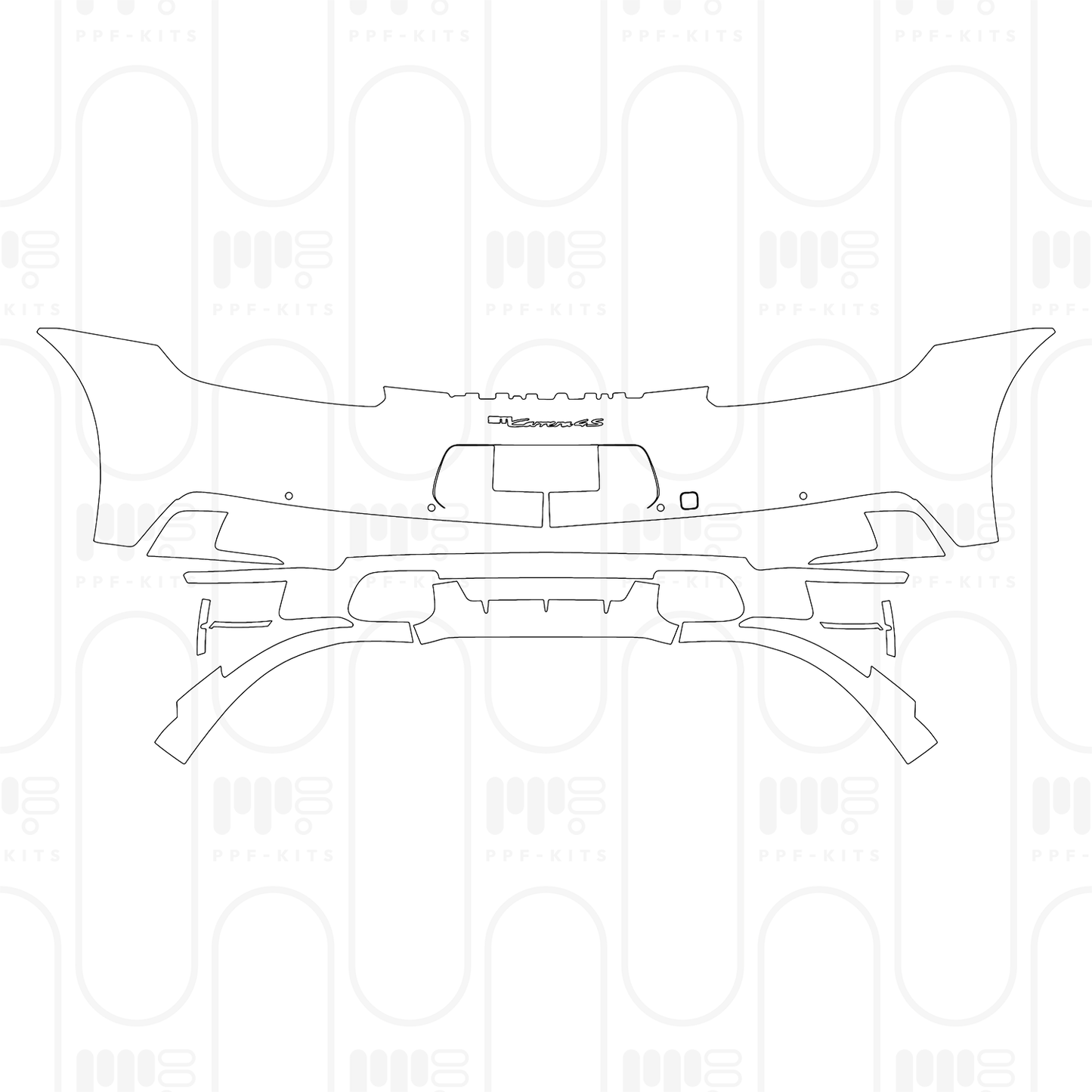 PPF prédécoupé Porsche 911 Carrera 4S Coupe 2024