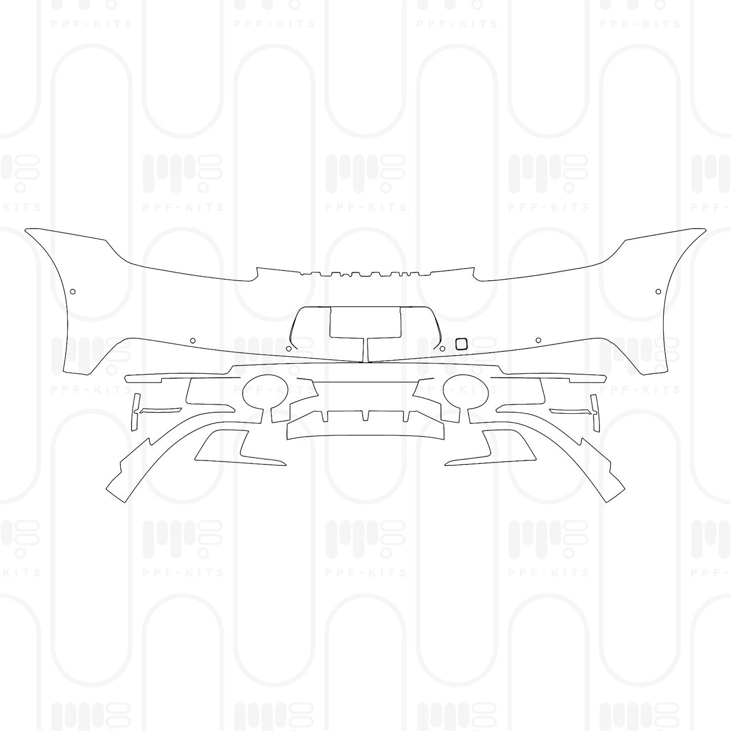 PPF prédécoupé Porsche 911 Carrera GTS Coupe 2024