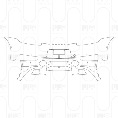 PPF prédécoupé Porsche 911 Carrera GTS Coupe 2024