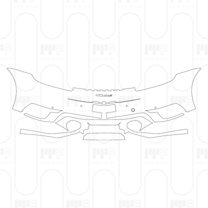 PPF prédécoupé Porsche 911 Turbo S Cabriolet 2024