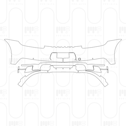 PPF prédécoupé Porsche 911 Targa 4S 2024