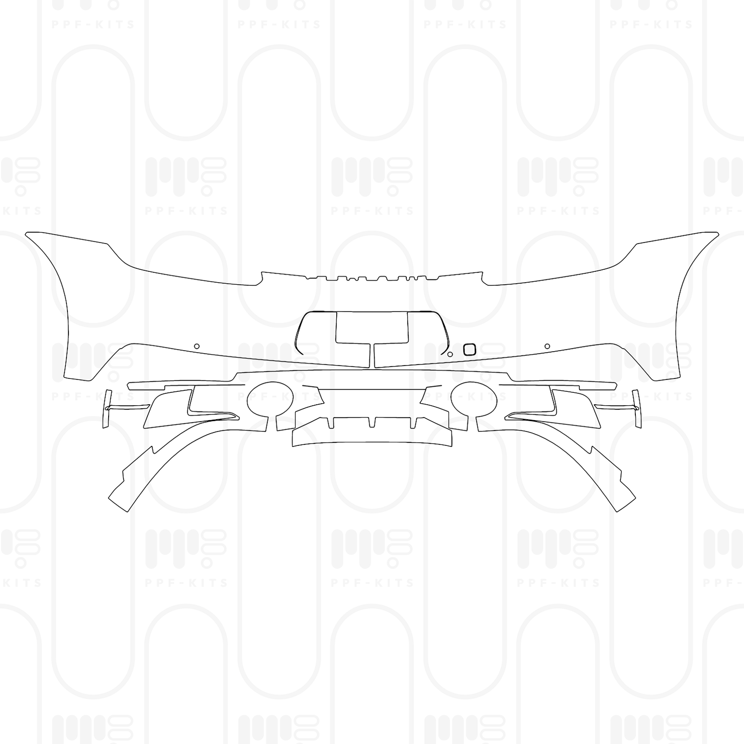 PPF prédécoupé Porsche 911 Targa 4S 2024