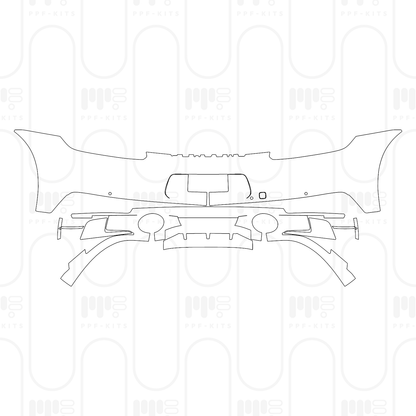 PPF prédécoupé Porsche 911 Targa 4S 2024