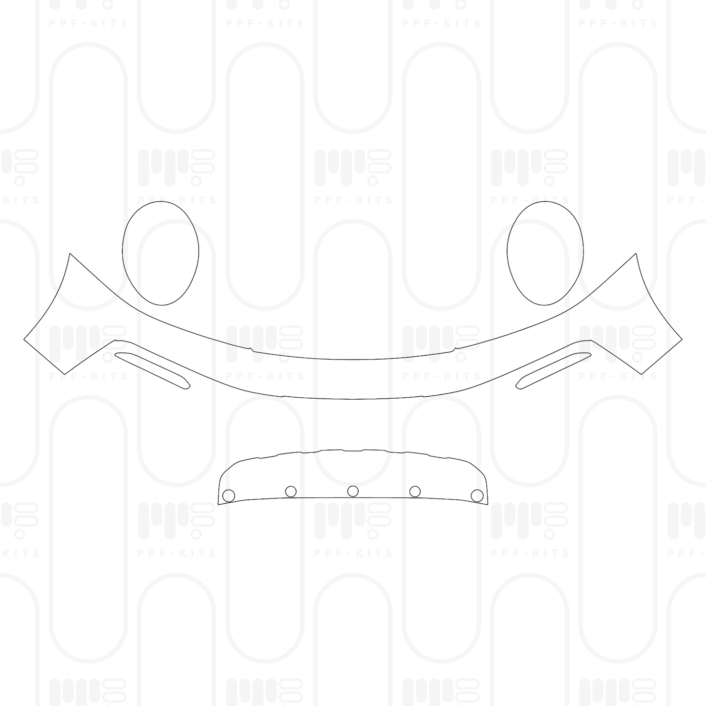PPF prédécoupé Porsche 911 Dakar 2024