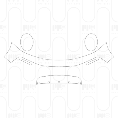 PPF prédécoupé Porsche 911 Dakar 2024
