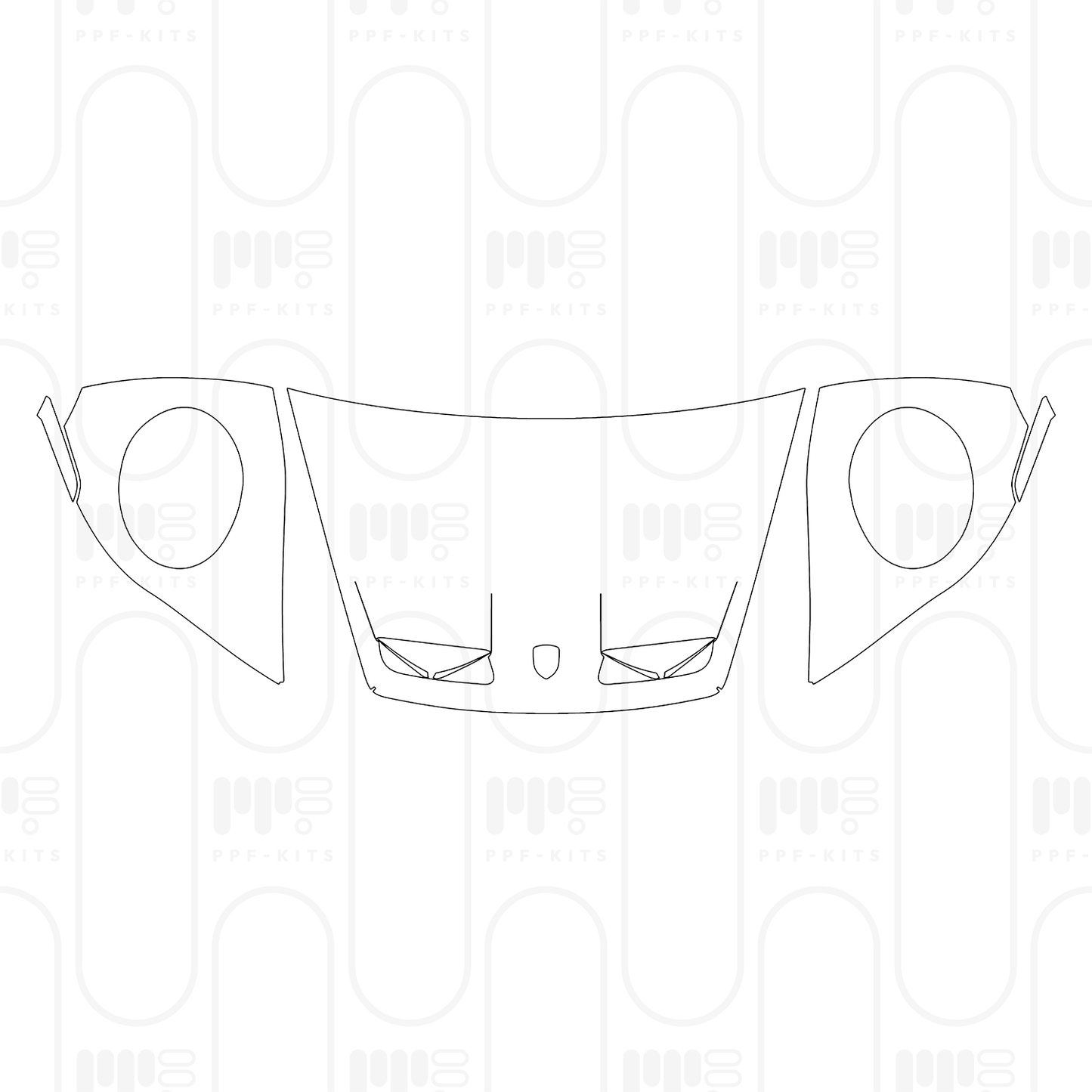 PPF prédécoupé Porsche 911 Dakar 2024